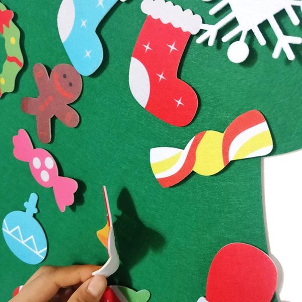 diy felt christmas tree decoration wall hanging ornaments kids new year gifts h55a 
diy felt christmas tree decoration wall hanging ornaments kids new year gifts h55a