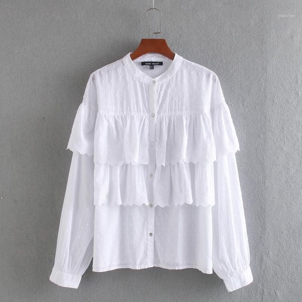 white shirt spring women 2020 new clothing cascading ruffle blouse preppy lady full sleeve shirts casual 1
white shirt spring women 2020 new clothing cascading ruffle blouse preppy lady full sleeve shirts casual 1