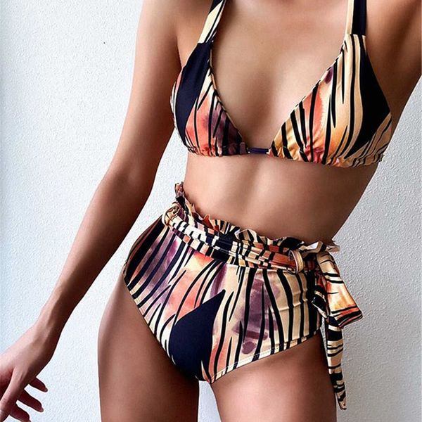 yellow stripes printed bikini sets high waist swimsuit two pieces swimwear women 2021 beach bathing suits y1120, White;black
yellow stripes printed bikini sets high waist swimsuit two pieces swimwear women 2021 beach bathing suits y1120, White;black