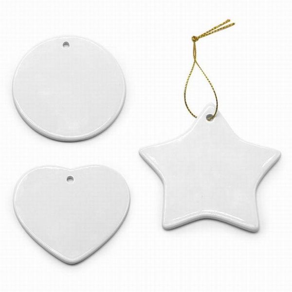 party favor blank sublimation ceramic pendant christmas ornaments heat transfer printing diy ornament heart round decor
party favor blank sublimation ceramic pendant christmas ornaments heat transfer printing diy ornament heart round decor
