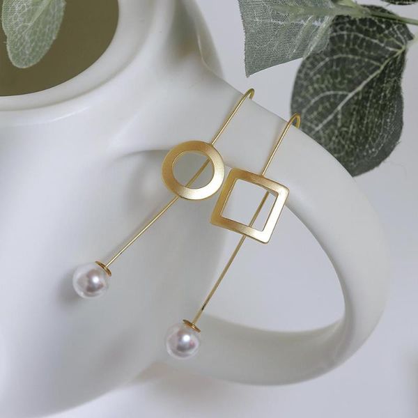aensoa new trendy asymmetric geometric pearl earrings female temperament contracted metal earrings delicate irregular earing, Silver
aensoa new trendy asymmetric geometric pearl earrings female temperament contracted metal earrings delicate irregular earing, Silver