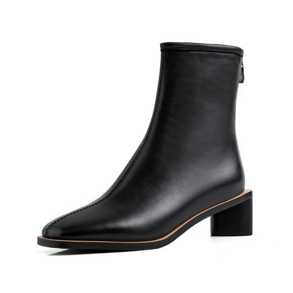 2021 new fashion square high heel ankle pu leather round toe women shoes back short boots big size 34-43 acy3, Black
2021 new fashion square high heel ankle pu leather round toe women shoes back short boots big size 34-43 acy3, Black