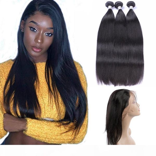 peruvian unprocessed human hair straight bundles with 360 lace frontal adjustable band 4 pieces one set virgin hair extensions 8-30inch, Black;brown
peruvian unprocessed human hair straight bundles with 360 lace frontal adjustable band 4 pieces one set virgin hair extensions 8-30inch, Black;brown