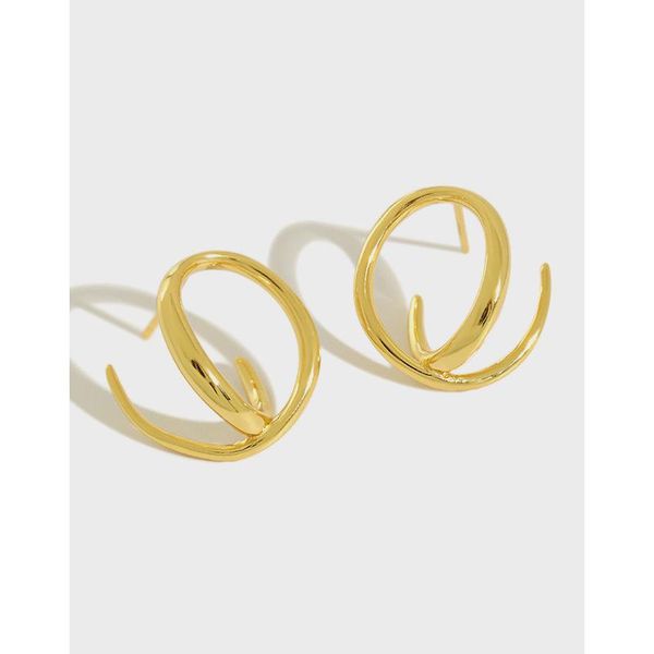 ce017 lexie dairy new creative fashion s925 silver simple geometric ring irregular line female earring jewelry, Golden;silver
ce017 lexie dairy new creative fashion s925 silver simple geometric ring irregular line female earring jewelry, Golden;silver