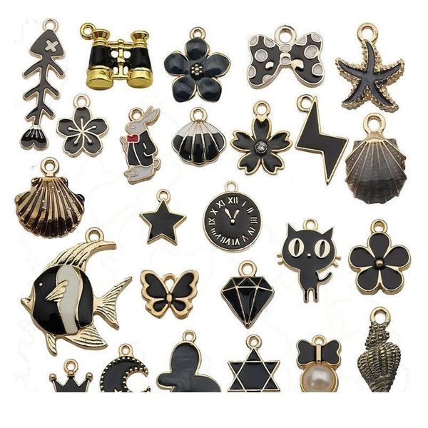 enamel charms alloy mixed flowers starfish animal plant beads pendant charm for diy jewelry making findings necklace jllekf, Black
enamel charms alloy mixed flowers starfish animal plant beads pendant charm for diy jewelry making findings necklace jllekf, Black