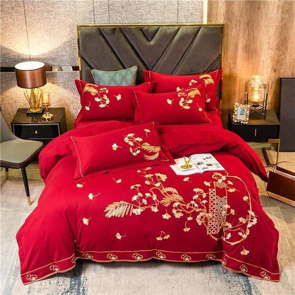luxury chinese style embroidery 100s egyptian cotton bedding set king duvet cover set bed sheet pillowcases home textiles1
luxury chinese style embroidery 100s egyptian cotton bedding set king duvet cover set bed sheet pillowcases home textiles1