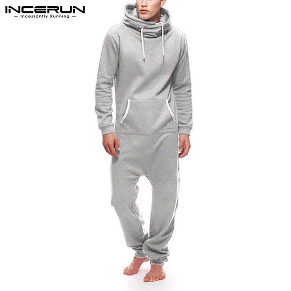 incerun men jumpsuit hooded turtleneck patchwork pockets rompers long sleeve casual pants drop crotch mens overalls streetwear, Black
incerun men jumpsuit hooded turtleneck patchwork pockets rompers long sleeve casual pants drop crotch mens overalls streetwear, Black