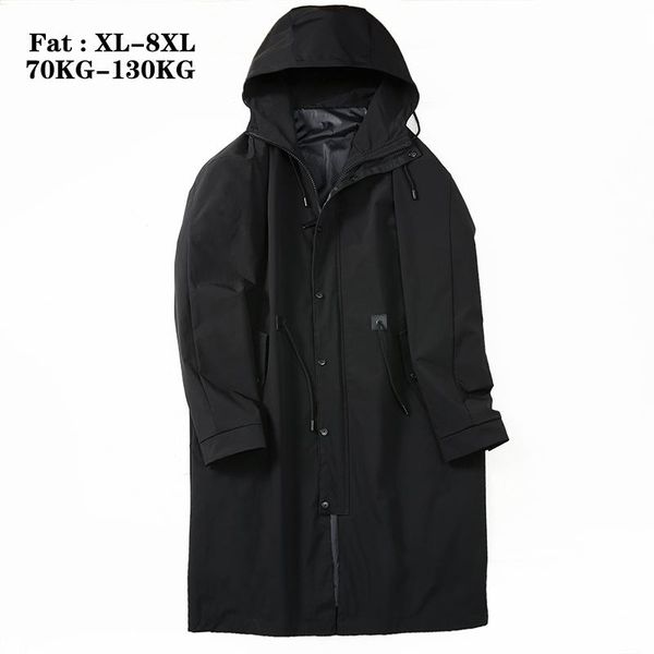 men's trench coats over size 5xl 6xl 7xl black casual 2021 autumn spring designer fall long jackets men fashion hooded fat coat, Tan;black
men's trench coats over size 5xl 6xl 7xl black casual 2021 autumn spring designer fall long jackets men fashion hooded fat coat, Tan;black