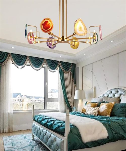 postmodern agate led chandelier lighting dining room living room high-end club pendant lights model room l pendant lamps
postmodern agate led chandelier lighting dining room living room high-end club pendant lights model room l pendant lamps