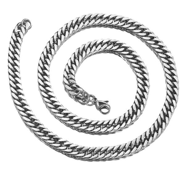 8mm wide charms men's 316l stainless steel curb cuban link chain necklace & bracelet jewelry gift 7-40inch, Silver
8mm wide charms men's 316l stainless steel curb cuban link chain necklace & bracelet jewelry gift 7-40inch, Silver
