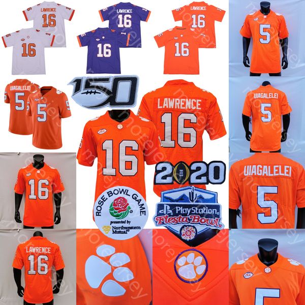 2020 new clemson football jersey ncaa college d.j. uiagalelei trevor lawrence rose bowl patch 150th patch orange white purple all stitched, Black;red
2020 new clemson football jersey ncaa college d.j. uiagalelei trevor lawrence rose bowl patch 150th patch orange white purple all stitched, Black;red