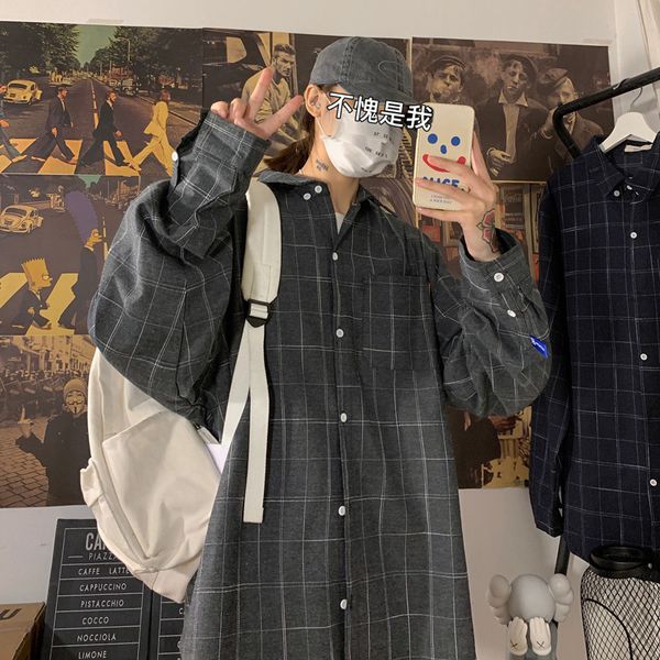 2021 new beach plaid shirt for autumn spring clothes long sleeve shirts of men oversized 5xl r2dt, White;black
2021 new beach plaid shirt for autumn spring clothes long sleeve shirts of men oversized 5xl r2dt, White;black