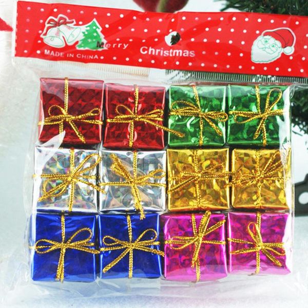24 pcs mix color mini gift box hanging xmas tree ornaments new year christmas decoration for home bbyixd
24 pcs mix color mini gift box hanging xmas tree ornaments new year christmas decoration for home bbyixd