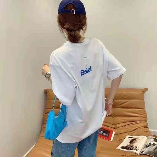 2022 factory wholesale new correct version summer parisian home 3d embroidery seagull letter short sleeve t-shirt a1, White
2022 factory wholesale new correct version summer parisian home 3d embroidery seagull letter short sleeve t-shirt a1, White