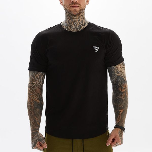 stylish solid color tee mens t shirt short sleeve bodybuilding tees male clothes fitness fashion round neck casual t-shirts, White;black
stylish solid color tee mens t shirt short sleeve bodybuilding tees male clothes fitness fashion round neck casual t-shirts, White;black