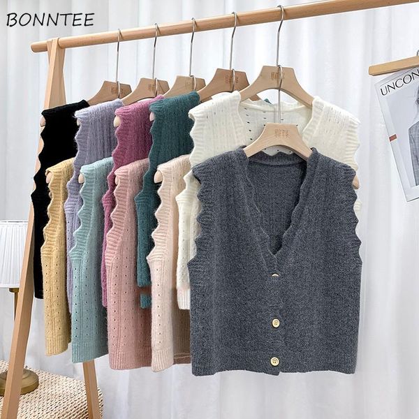 women's vests women sweater vest solid single breasted casual 10 colors korean style fashion elegant simple student streetwear ulzzang, Black;white
women's vests women sweater vest solid single breasted casual 10 colors korean style fashion elegant simple student streetwear ulzzang, Black;white