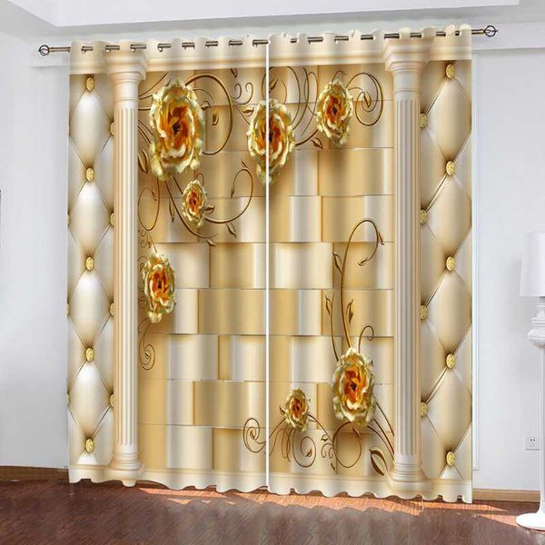 curtain & drapes luxury blackout 3d window for living roomn soft gold rose curtains decoration
curtain & drapes luxury blackout 3d window for living roomn soft gold rose curtains decoration