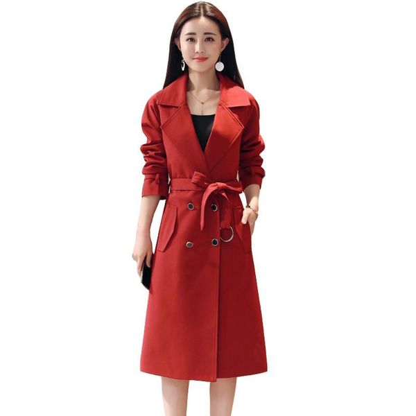 women's trench coats 2021 spring coat women slim overcoat medium-long vintage outerwears sashes female casual plus size -4xl s57, Tan;black
women's trench coats 2021 spring coat women slim overcoat medium-long vintage outerwears sashes female casual plus size -4xl s57, Tan;black