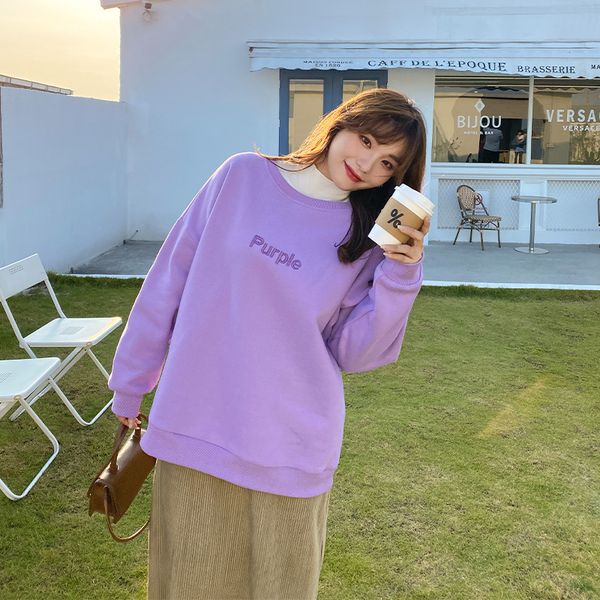 sweatshirt printed sweatshirts in solid colours with long sleeve oversized sweatshirts autumn winter women fashion streetwear pullovers tees, Black
sweatshirt printed sweatshirts in solid colours with long sleeve oversized sweatshirts autumn winter women fashion streetwear pullovers tees, Black