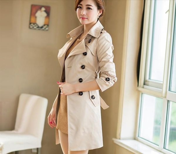 autumn and winter new pattern korean large code suit-dress loose coat self-cultivation both row buckle long fund windbreaker, Tan;black
autumn and winter new pattern korean large code suit-dress loose coat self-cultivation both row buckle long fund windbreaker, Tan;black