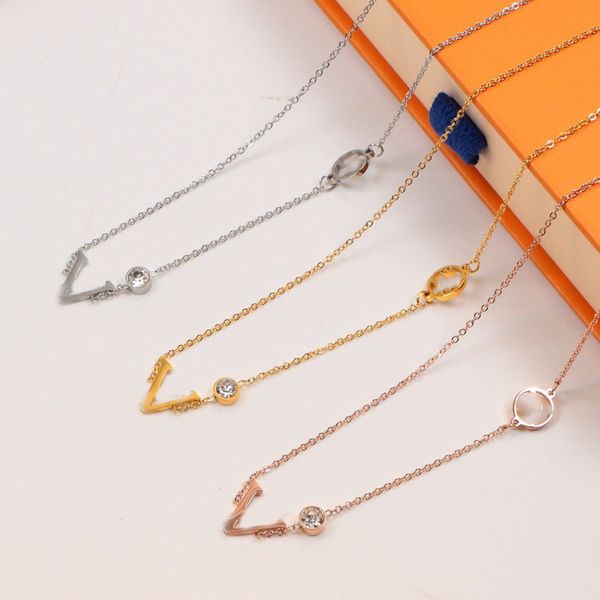 2021 designer necklace classic letter design necklace luxury gift with logo gold rose gold silver la-v7
2021 designer necklace classic letter design necklace luxury gift with logo gold rose gold silver la-v7