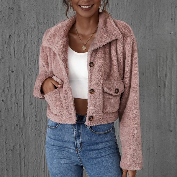 wearing warm fur ladies casual winter wear fake skin lamb short cozy soft coat outerwear female mnuj, Black;brown
wearing warm fur ladies casual winter wear fake skin lamb short cozy soft coat outerwear female mnuj, Black;brown