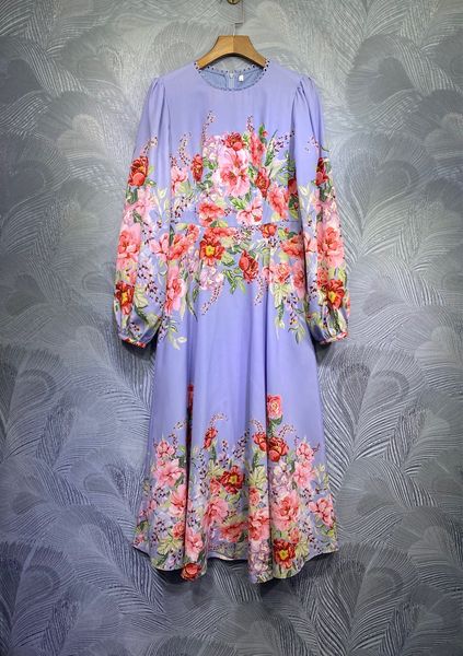 milan runway dress 2021 o neck long sleeve print designer dress brand same style dress 0111-21, Black 
milan runway dress 2021 o neck long sleeve print designer dress brand same style dress 0111-21, Black