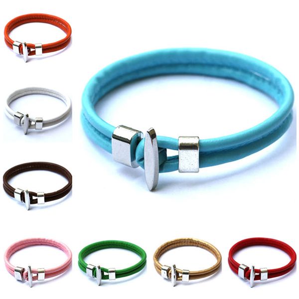 simple metal boat anchor bracelet men's and women's double pu leather bracelet gsfb089 mix order 20 pieces a lot charm bracelets, Golden;silver 
simple metal boat anchor bracelet men's and women's double pu leather bracelet gsfb089 mix order 20 pieces a lot charm bracelets, Golden;silver