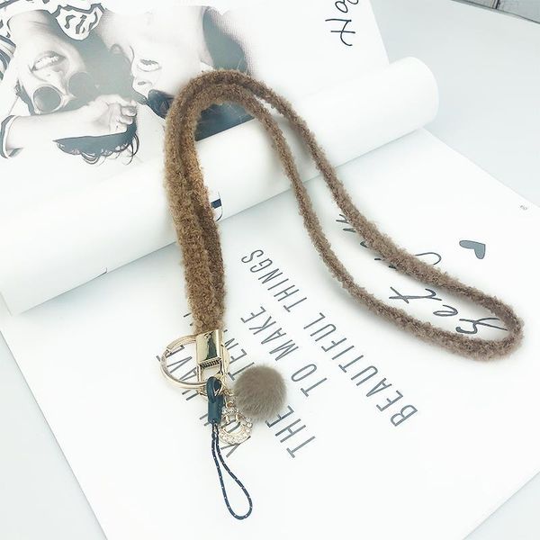 new furry lanyard strap for keychain id badge holder choker bling smiley little hairy ball neck rope mobile phone accessories h jlldmn
new furry lanyard strap for keychain id badge holder choker bling smiley little hairy ball neck rope mobile phone accessories h jlldmn