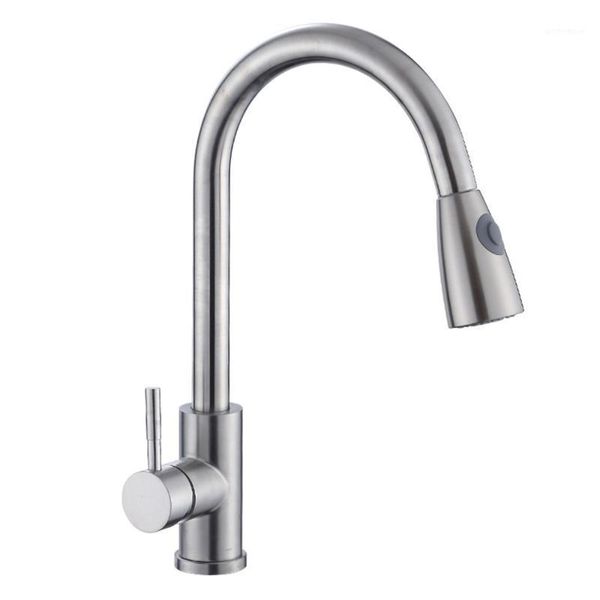 304 stainless steel kichen bathroom and cold tap pulling type faucet stretch adjustable faucet (with 2pcs 60cm soft tube sil1
304 stainless steel kichen bathroom and cold tap pulling type faucet stretch adjustable faucet (with 2pcs 60cm soft tube sil1
