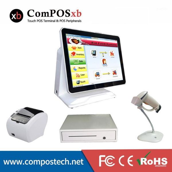 15inch touch screen whole set all in one for coffee shop cash machine scanner printer pc1
15inch touch screen whole set all in one for coffee shop cash machine scanner printer pc1