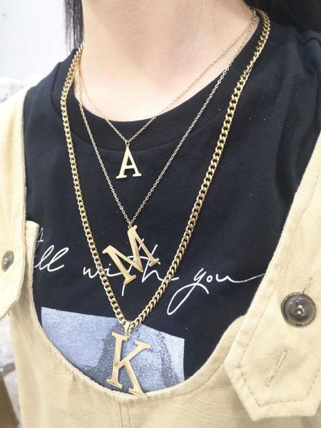chains abcd fashion goddess luxury women neckles gold luxe jewelry stainless steel, Silver
chains abcd fashion goddess luxury women neckles gold luxe jewelry stainless steel, Silver