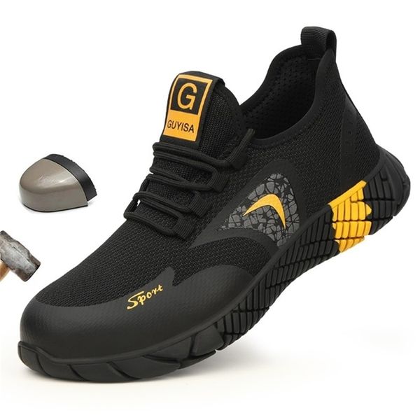 37 - 46 code fashion light and breathable safety sneakers steel toe cap shoes anti-smashing men work boots y200915, Black;brown
37 - 46 code fashion light and breathable safety sneakers steel toe cap shoes anti-smashing men work boots y200915, Black;brown