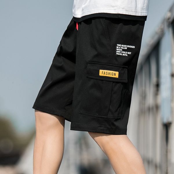 tooling shorts summer korean men's casual loose capris fashion brand ins pants k523, White;black
tooling shorts summer korean men's casual loose capris fashion brand ins pants k523, White;black