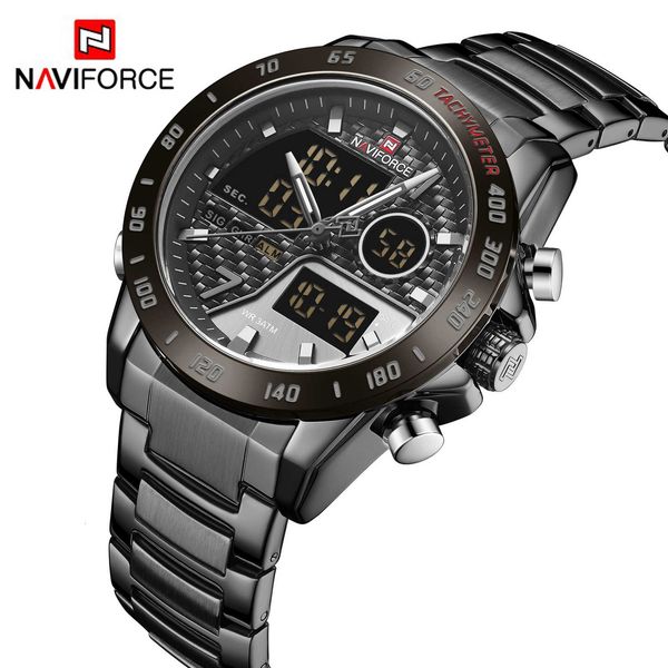 2020 new fashion dual display large dial sports men's watch waterproof electronic quartz watch men, Silver
2020 new fashion dual display large dial sports men's watch waterproof electronic quartz watch men, Silver
