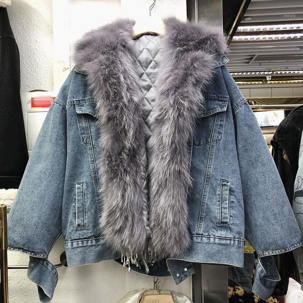 2020 winter new denim jackets real collar territorial waters drilling wide pine thickened denim coat cotton jacket women1, Black
2020 winter new denim jackets real collar territorial waters drilling wide pine thickened denim coat cotton jacket women1, Black