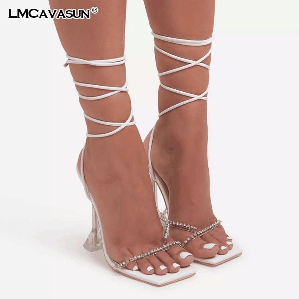 lmcavasun women crystal heel sandals summer high heels rhinestone strap lace up shoes ladies party wedding shoes 35-42, Black
lmcavasun women crystal heel sandals summer high heels rhinestone strap lace up shoes ladies party wedding shoes 35-42, Black