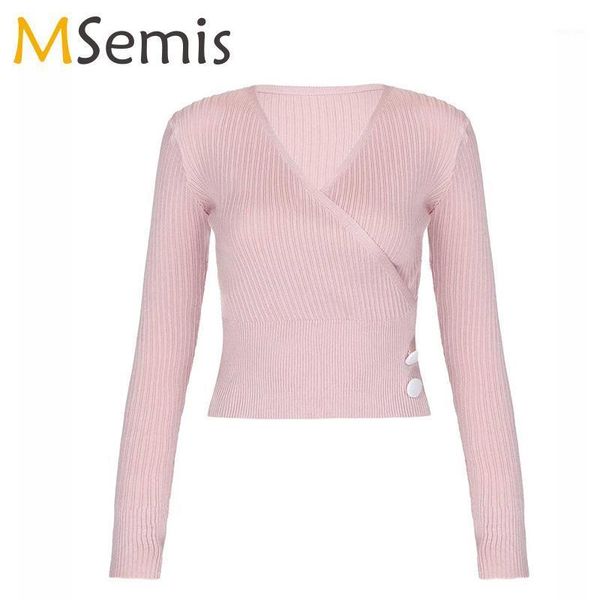 autumn cross v-neck button solid color women sweatersladies slim fit long sleeve ribbed knitted jumpers short pullovers1, White;black
autumn cross v-neck button solid color women sweatersladies slim fit long sleeve ribbed knitted jumpers short pullovers1, White;black