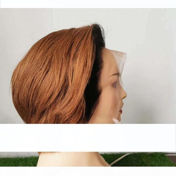 pre plucked 13x4 lace front 8 inch pixie ombre color human hair wigs with natural hairline virgin brazilian straight lace wig, Black;brown
pre plucked 13x4 lace front 8 inch pixie ombre color human hair wigs with natural hairline virgin brazilian straight lace wig, Black;brown