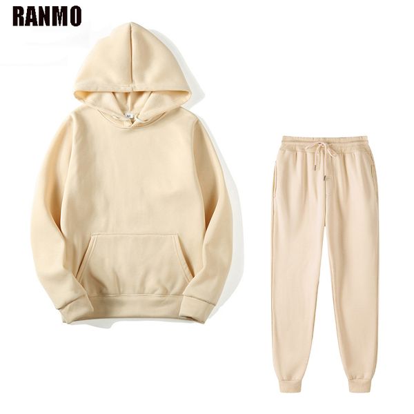 ranmo women hoodies pants two piece set female winter tracksuits pants sportswear suit solid casual pullover sweatshirt harajuku q1217, Black;white
ranmo women hoodies pants two piece set female winter tracksuits pants sportswear suit solid casual pullover sweatshirt harajuku q1217, Black;white