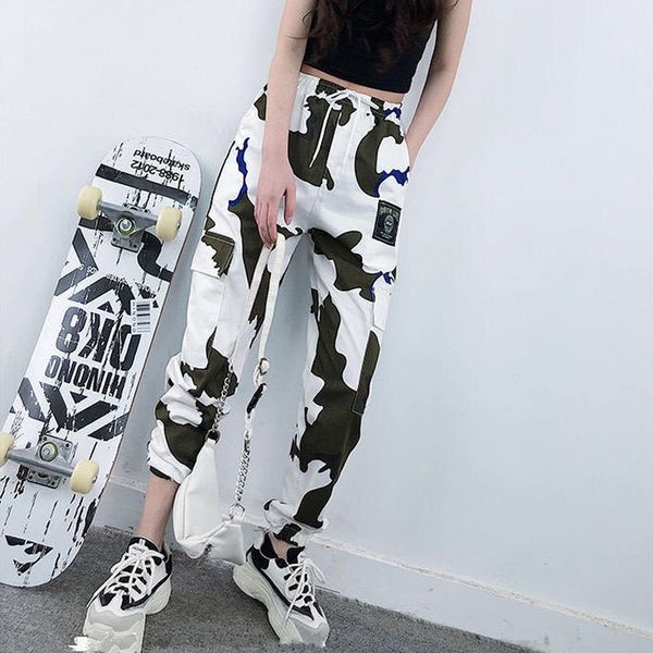 camouflage printed 3xl casual cargo pants women harajuku punk sweatpants woman high waist trousers ladies streetwear pockets, Black;white
camouflage printed 3xl casual cargo pants women harajuku punk sweatpants woman high waist trousers ladies streetwear pockets, Black;white