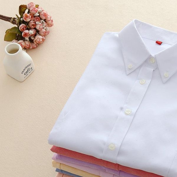 women blouses 2021 long sleeve oxford ladies office long sleeve shirts women student blusas camisas mujer, White
women blouses 2021 long sleeve oxford ladies office long sleeve shirts women student blusas camisas mujer, White