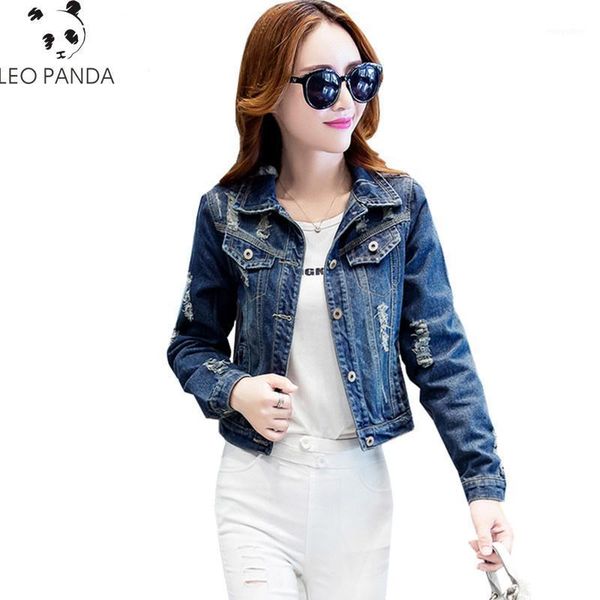 2020 boutique fashion plus size s-5xl women denim jacket wild cowboy coat slim thin hole short autumn denim jacket female1, Black;brown 
2020 boutique fashion plus size s-5xl women denim jacket wild cowboy coat slim thin hole short autumn denim jacket female1, Black;brown