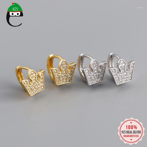 elfoplatasi authentic 925 sterling silver minimalist fashion geometric crown cz hoop earring for women silver 925 jewelry da8191, Golden;silver
elfoplatasi authentic 925 sterling silver minimalist fashion geometric crown cz hoop earring for women silver 925 jewelry da8191, Golden;silver