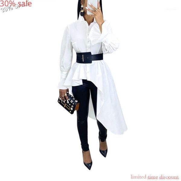 woman blouses asymmetry white button down shirt fashion women shirt flare sleeve irregular cotton long loose blouse 1
woman blouses asymmetry white button down shirt fashion women shirt flare sleeve irregular cotton long loose blouse 1