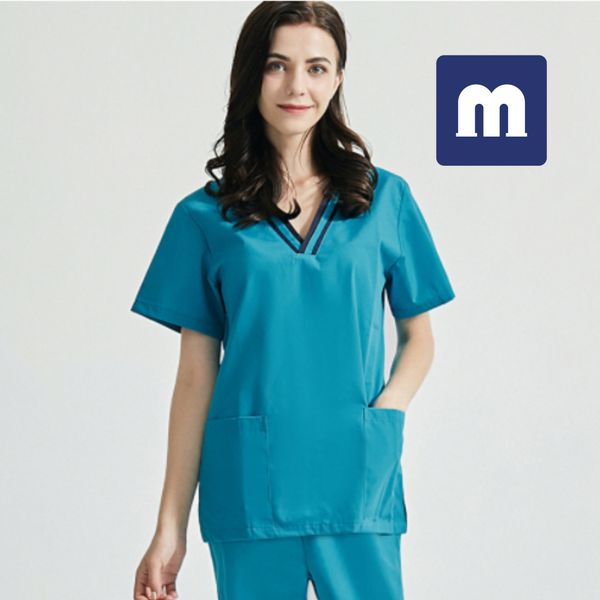 007 threepocket scrubs hospital uniform pant for women tailored fit super soft stretch antiwrinkle medical scrubs uniform shirt, White
007 threepocket scrubs hospital uniform pant for women tailored fit super soft stretch antiwrinkle medical scrubs uniform shirt, White
