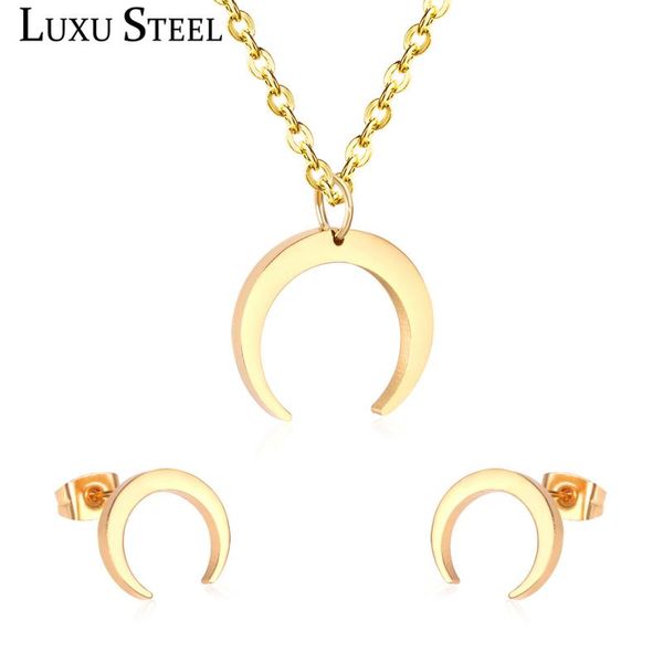 luxusteel hollars mujer 2020 из нержавеющей стали луны кулон ожерелье серьги brinco gold color womne цепи ожерелье вечеринка подарок, Silver
luxusteel hollars mujer 2020 из нержавеющей стали луны кулон ожерелье серьги brinco gold color womne цепи ожерелье вечеринка подарок, Silver
