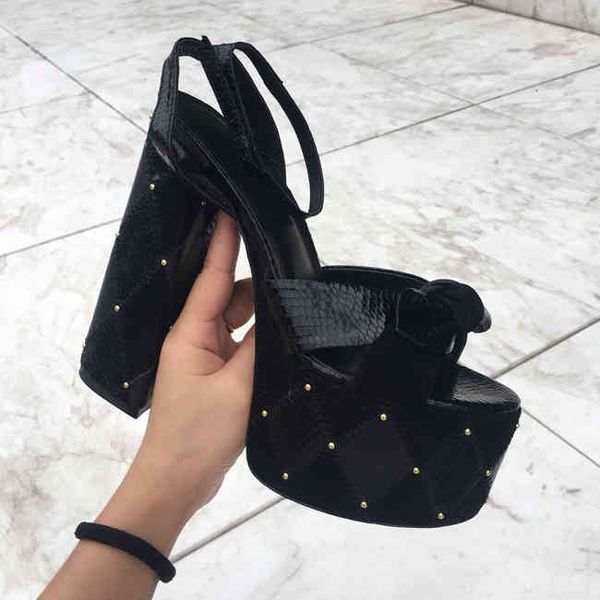 tribute designer patent soft leather platform sandals high heel stiletto sandals t-strap lady luxury ankle strap shoes pumps 14.5cm box, Black
tribute designer patent soft leather platform sandals high heel stiletto sandals t-strap lady luxury ankle strap shoes pumps 14.5cm box, Black