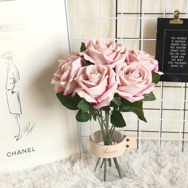 artificial roses branch flowers wedding home decoration flannel fabric cute pink fake flowers crafts party decor1
artificial roses branch flowers wedding home decoration flannel fabric cute pink fake flowers crafts party decor1