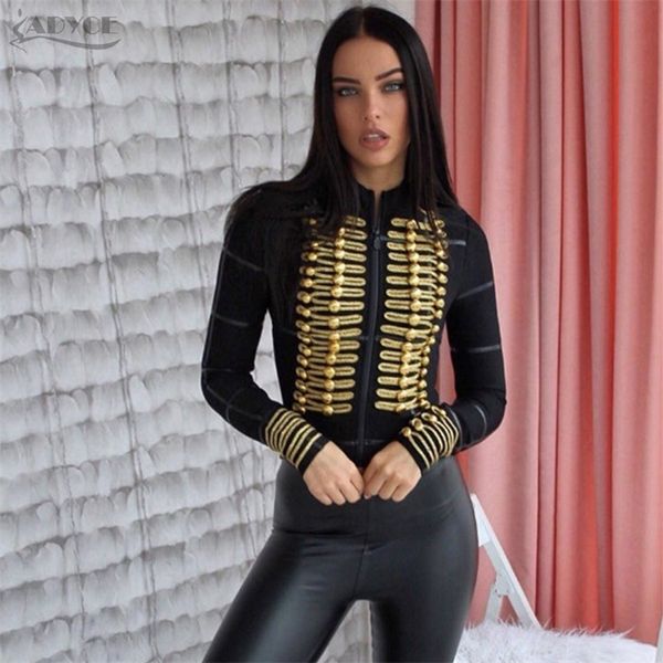 adyce new runway women bandage coats and jackets elegant button black long sleeve zipper coat celebrity lady outwear coats t200212, Black;brown
adyce new runway women bandage coats and jackets elegant button black long sleeve zipper coat celebrity lady outwear coats t200212, Black;brown